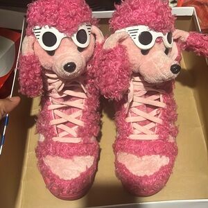 Adidas Jeremy Scott Poodle shoes, Gentle worn , Original Box , No Receipt